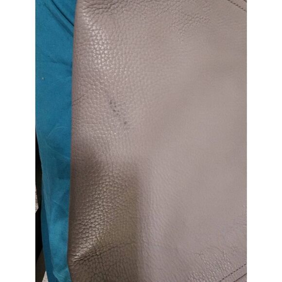 Michael Kors Gray Leather Purse - Picture 7 of 10